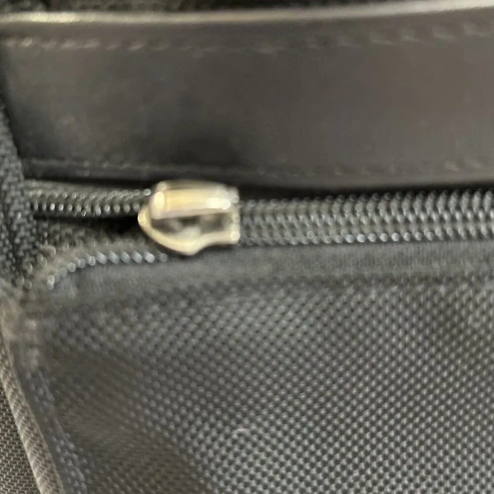 Tumi FXT Ballistic Nylon Slim Expandable Computer Flap Briefcase Black #26192D4